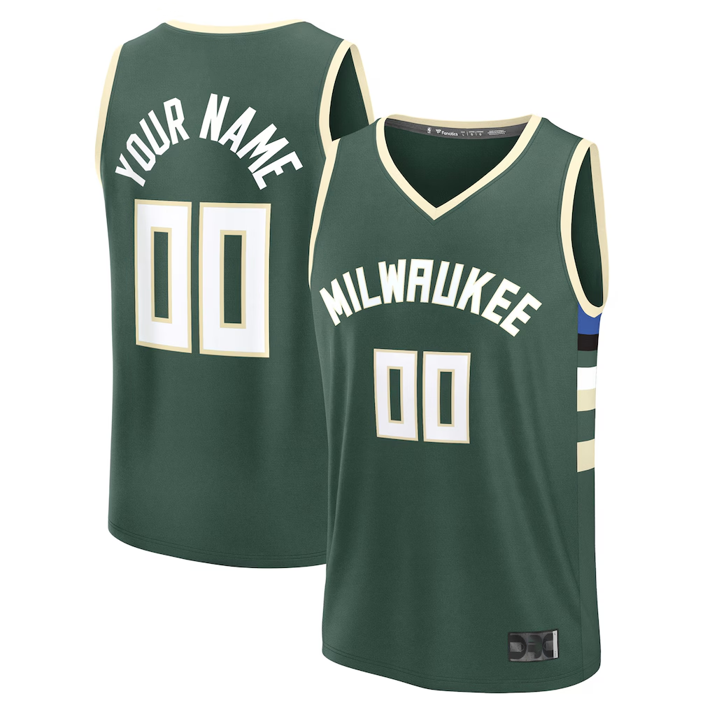 MATTH Custom M.Bucks Green Fast Break Jerseys - Icon Edition
