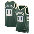 MATTH Custom M.Bucks Hunter Green Swingman Jerseys - Icon Edition