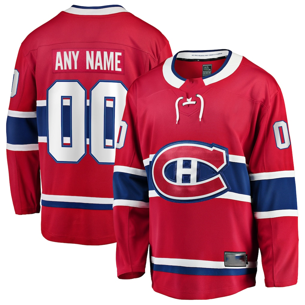 MATTH Custom M.Canadiens Red Home Breakaway Jerseys