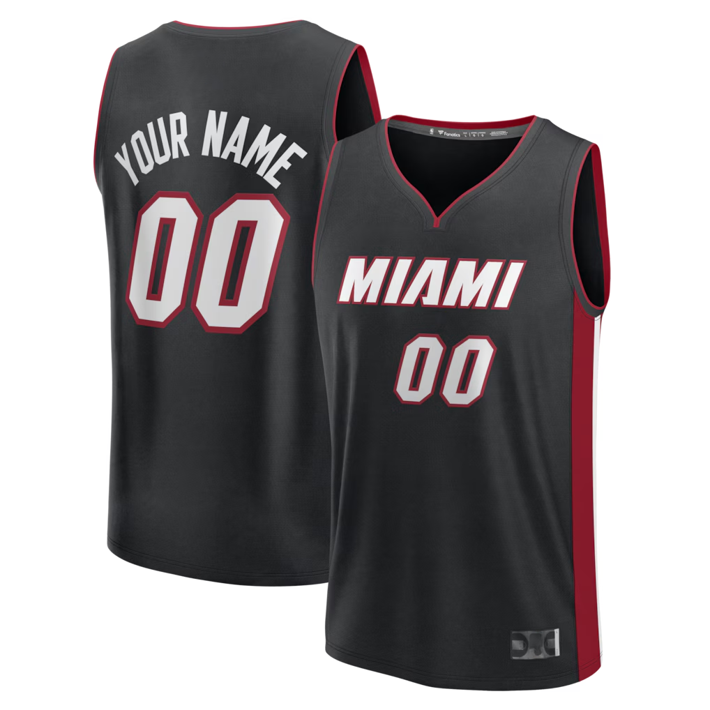 MATTH Custom M.Heat Black Fast Break Jerseys - Icon Edition