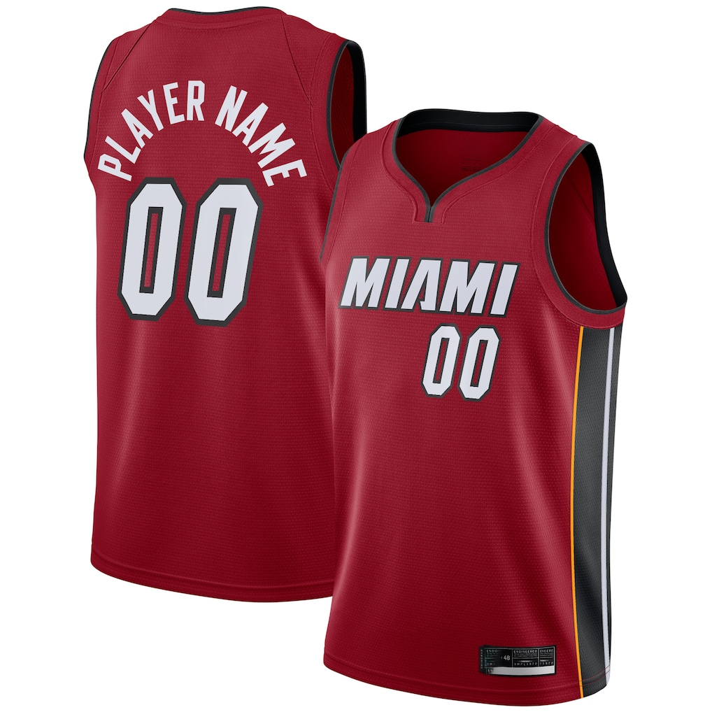 MATTH Custom M.Heat Jordan Brand Red Swingman Jerseys - Statement Edition