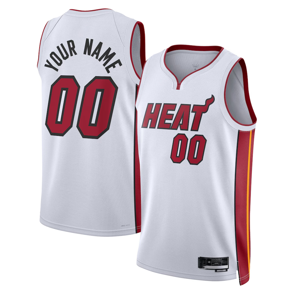 MATTH Custom M.Heat White Swingman Jerseys - Association Edition