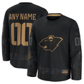 MATTH Custom M.Wild Black 2024 Military Appreciation Practice Jerseys