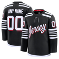 MATTH Custom N.Jersey Devils Black Alternate Premium Jerseys