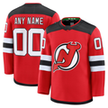 MATTH Custom N.Jersey Devils Red Home Premium Jerseys