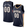MATTH Custom NO.Pelicans Navy 2022-2023 Swingman Stitched Jerseys- Icon Edition