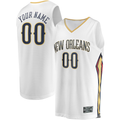 MATTH Custom NO.Pelicans White Fast Break Stitched Jerseys- Association Edition