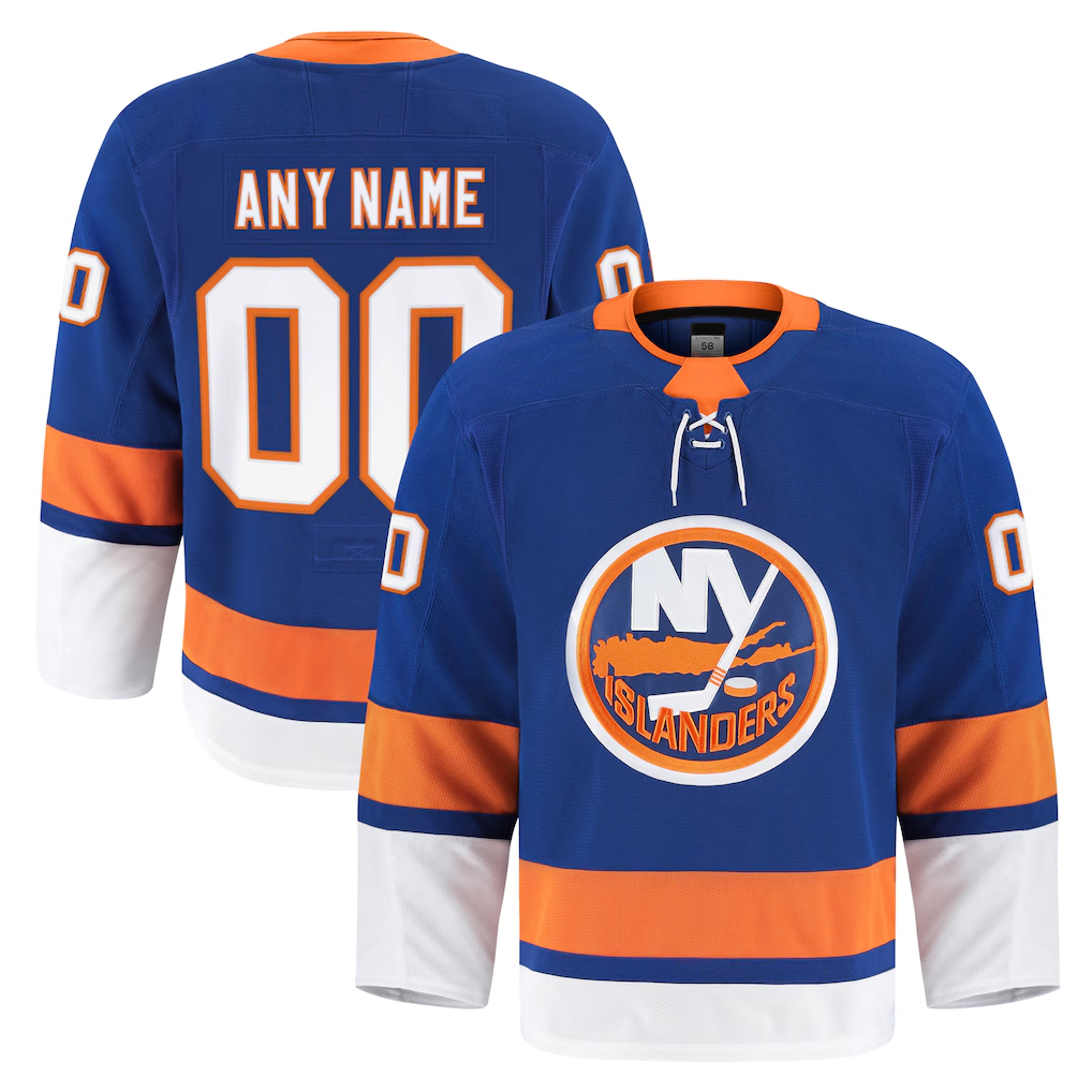 MATTH Custom NY.Islanders Royal Home Authentic Pro Jerseys