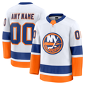 MATTH Custom NY.Islanders White Away Premium Jerseys