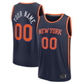MATTH Custom NY.Knicks Navy Fast Break Jerseys - Statement Edition