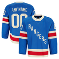 MATTH Custom NY.Rangers Blue Centennial Authentic Pro Jerseys