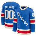 MATTH Custom NY.Rangers Blue Centennial Premium Jerseys