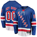MATTH Custom NY.Rangers Blue Home Breakaway Jerseys