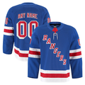 MATTH Custom NY.Rangers Royal Home Authentic Pro Jerseys