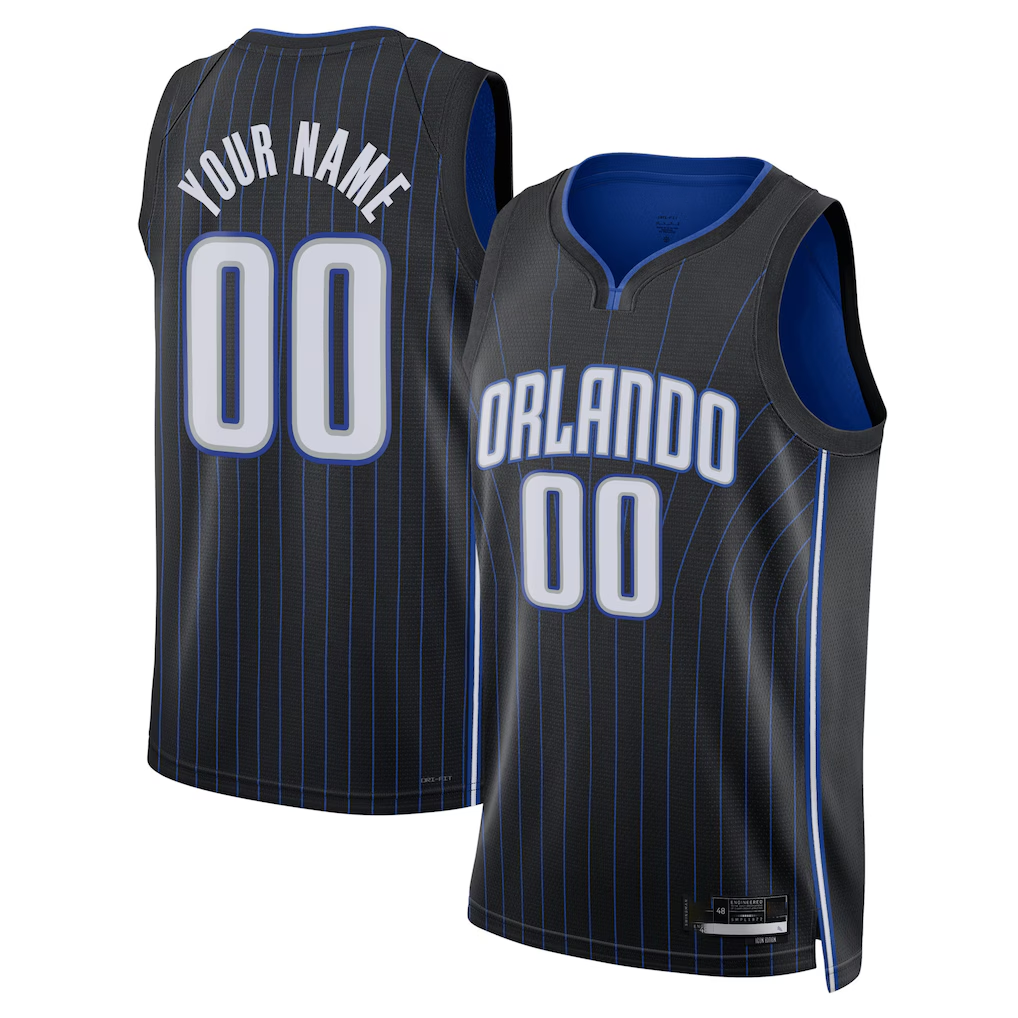 MATTH Custom O.Magic Black Swingman Jerseys - Icon Edition