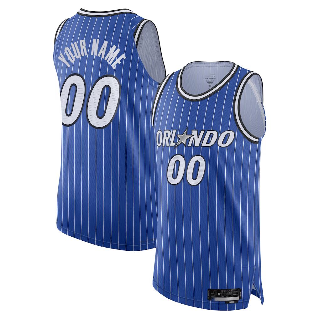 MATTH Custom O.Magic Blue Authentic Jerseys - Icon Edition