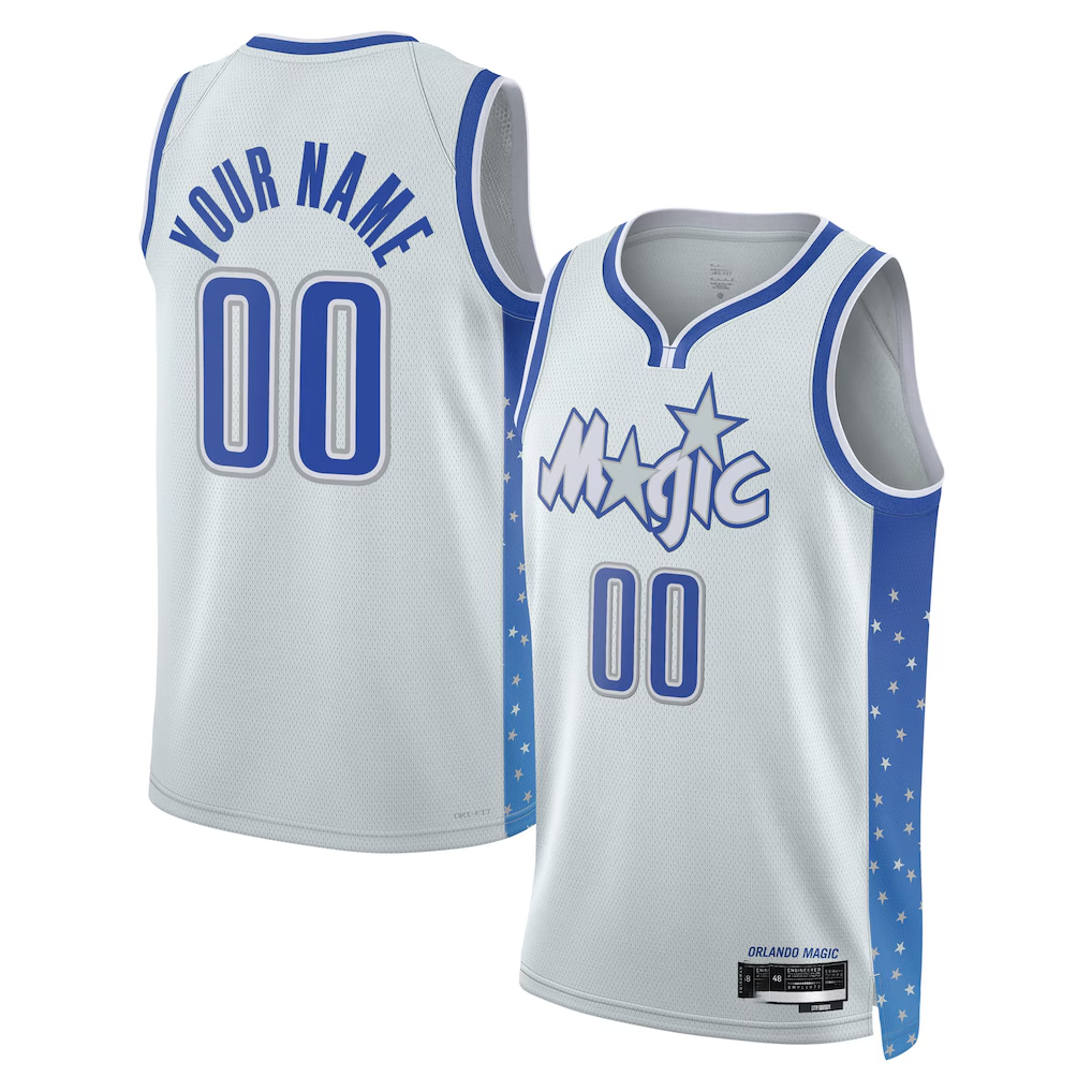 MATTH Custom O.Magic Silver 2025-26 City Edition Swingman Jerseys