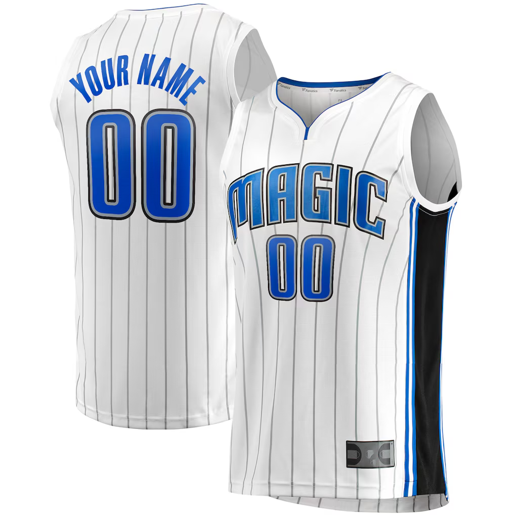 MATTH Custom O.Magic White Fast Break Replica Jerseys - Association Edition