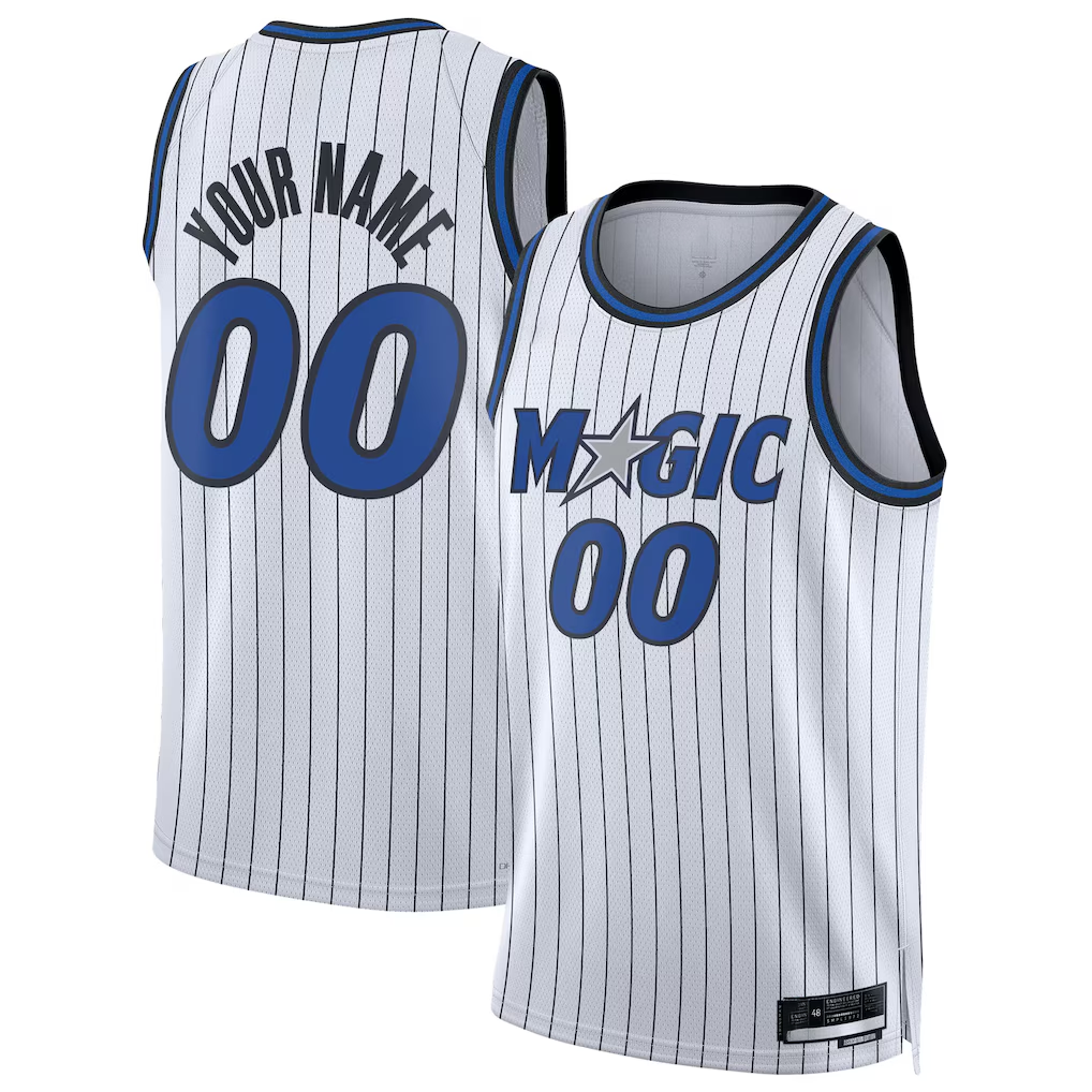 MATTH Custom O.Magic White Swingman Jerseys - Association Edition