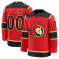 MATTH Custom O.Senators Red Alternate Premium Jerseys