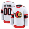 MATTH Custom O.Senators White Away Premium Jerseys