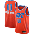 MATTH Custom OC.Thunder Orange Swingman Stitched Jerseys- Statement Edition