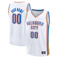 MATTH Custom OC.Thunder White Fast Break Stitched Jerseys- Association Edition