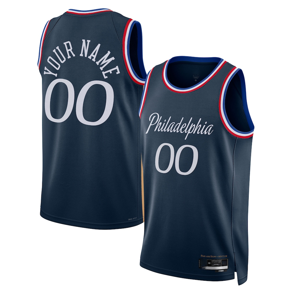 MATTH Custom P.76ers Navy 202526 City Edition Swingman Jerseys