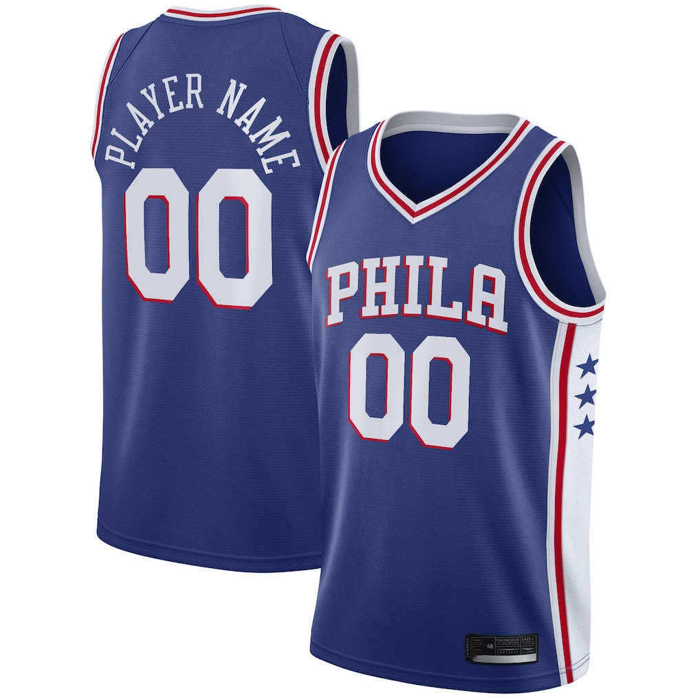 MATTH Custom P.76ers Royal 2020-21 Swingman Jerseys - Icon Edition