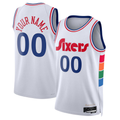 MATTH Custom P.76ers White 2024-25 Swingman Jerseys - City Edition