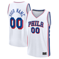 MATTH Custom P.76ers White Fast Break Jerseys - Association Edition