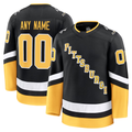 MATTH Custom P.Penguins Black Alternate Premium Jerseys