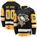 MATTH Custom P.Penguins Black Home Breakaway Jerseys