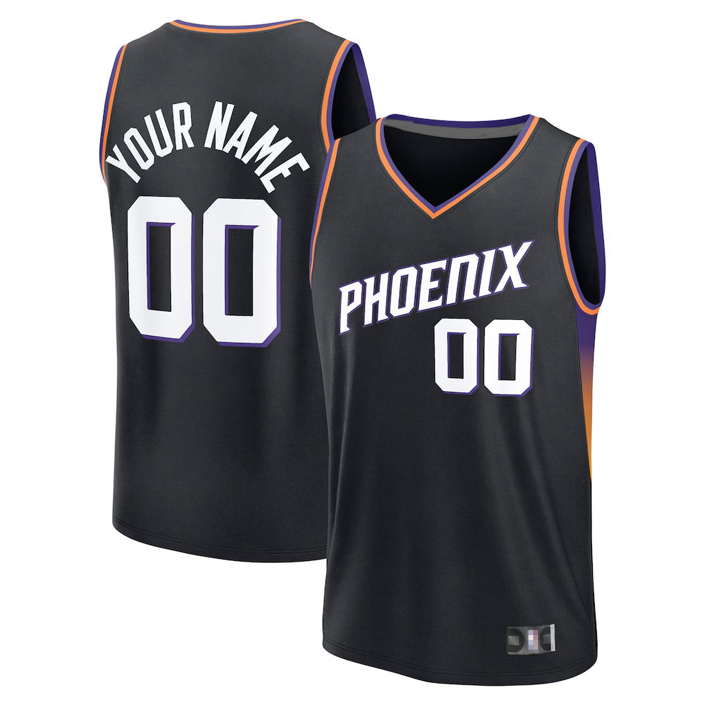MATTH Custom P.Suns Fanatics Black Fast Break Jerseys - Icon Edition