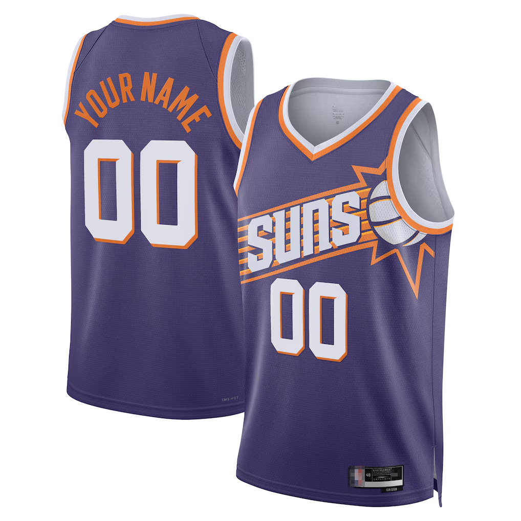 MATTH Custom P.Suns Purple Swingman Jerseys - Icon Edition