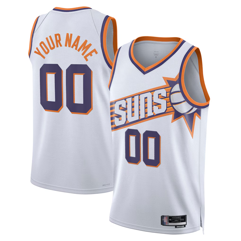 MATTH Custom P.Suns White Swingman Jerseys - Association Edition