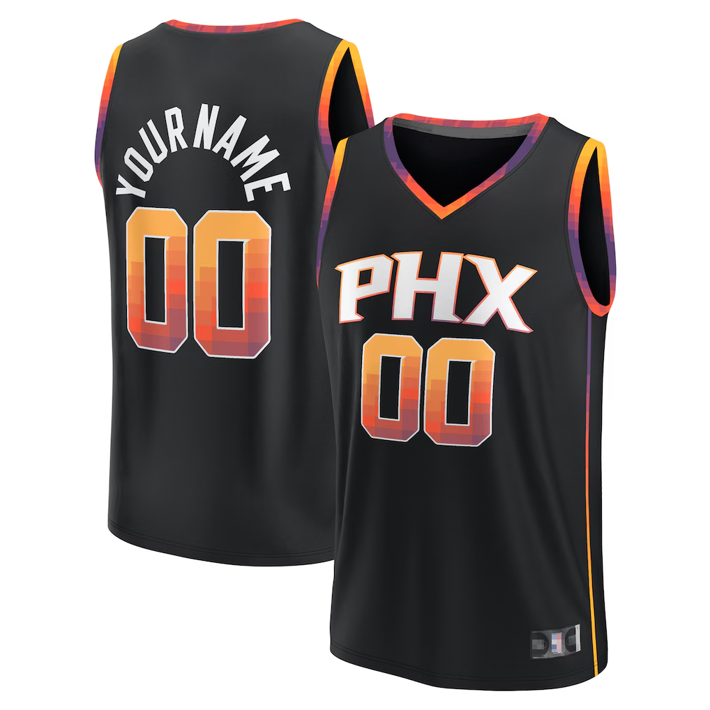 MATTH Custom P.Sunss Fanatics Black Fast Break Replica Jerseys - Statement Edition