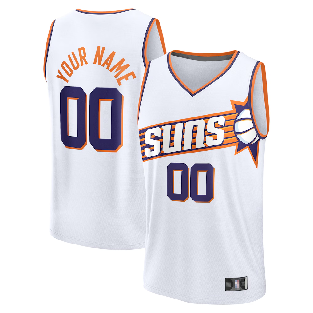 MATTH Custom P.Sunss Fanatics White Fast Break Jerseys - Association Edition