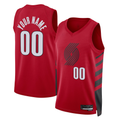 MATTH Custom PT.Blazers Red 2022-2023 Swingman Jerseys - Statement Edition
