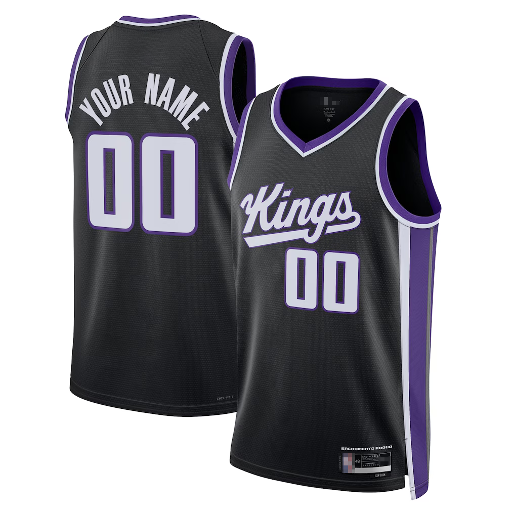 MATTH Custom S.Kings Black Swingman Jerseys - Icon Edition