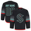 MATTH Custom S.Kraken Black Alternate Authentic Pro Jerseys
