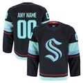 MATTH Custom S.Kraken Navy Home Authentic Pro Jerseys