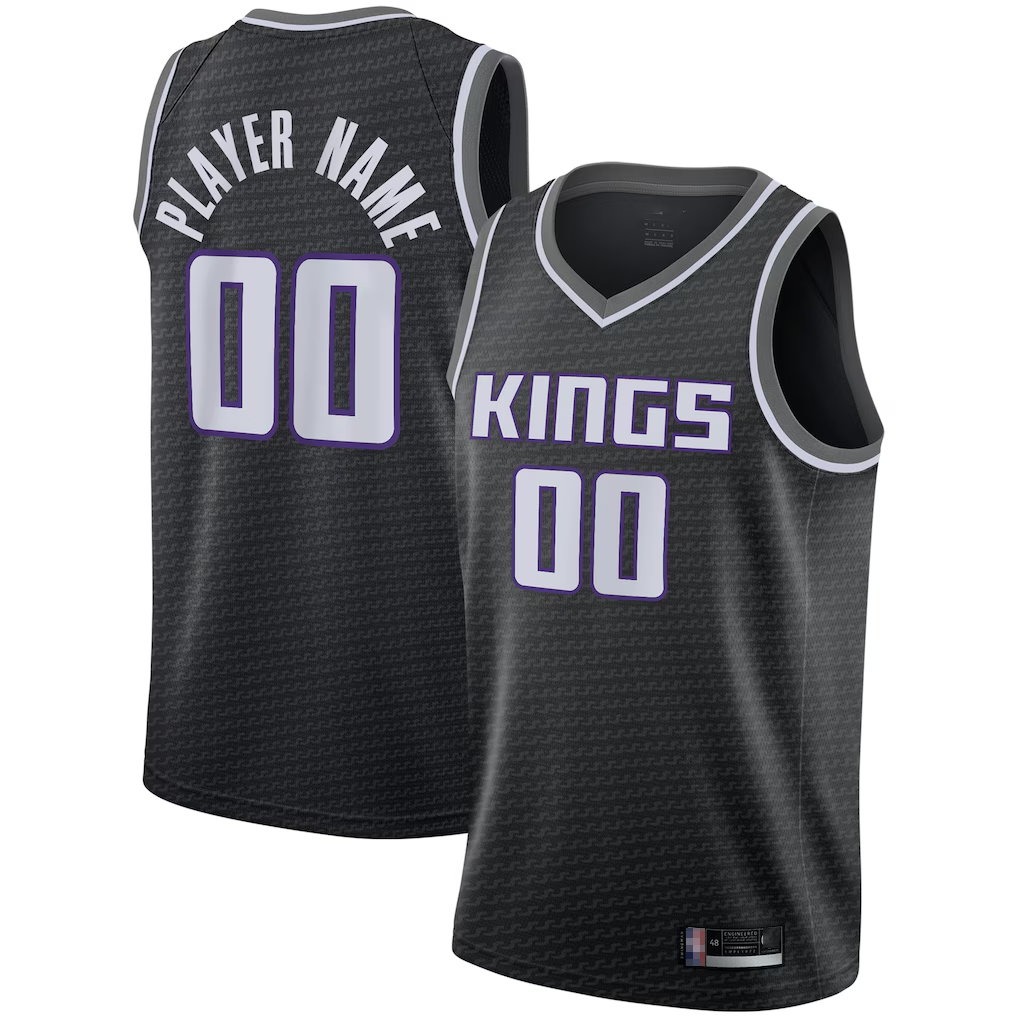 MATTH Custom S.kings Black Swingman Jerseys - Statement Edition