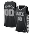 MATTH Custom SA.Spurs Black 2022-2023 Swingman Jerseys - Statement Edition