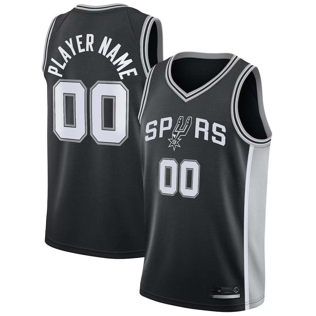 MATTH Custom SA.Spurs Black Swingman Jerseys - Icon Edition
