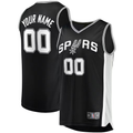 MATTH Custom SA.Spurs Fanatics Black Fast Break Replica Jerseys - Icon Edition