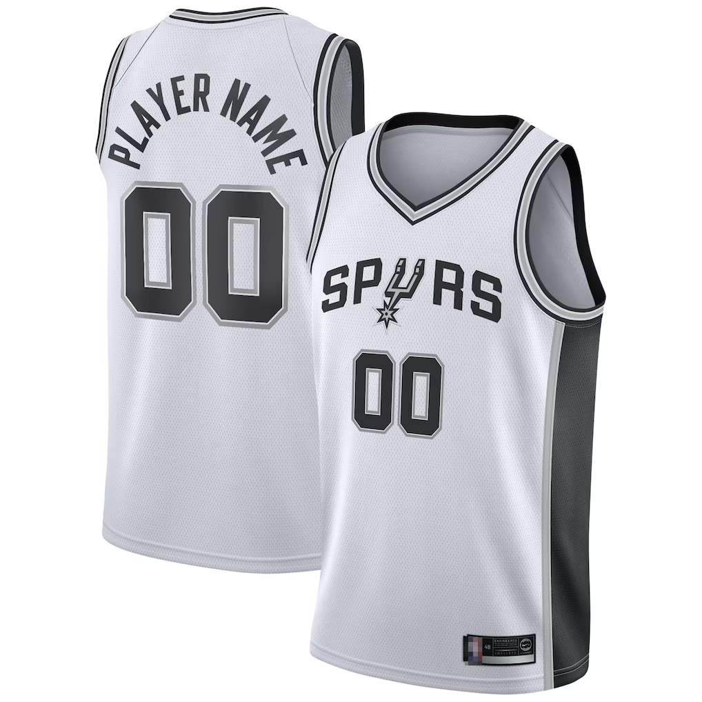 MATTH Custom SA.Spurs White 2020-2021 Swingman Jerseys - Association Edition