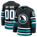 MATTH Custom S.Jose Sharks Black Alternate Premium Jerseys