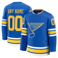 MATTH Custom St.L.Blues Blue Home Premium Jerseys