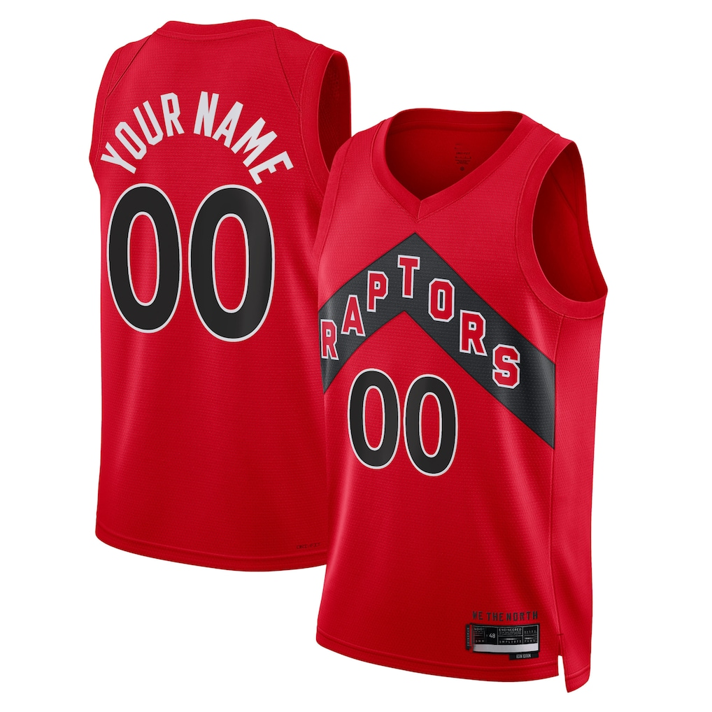 MATTH Custom T.Raptors Red Swingman Jerseys - Icon Edition